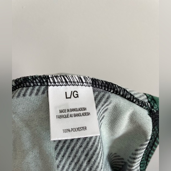 Green and Black Plaid Dog Pj Shirt - Picture 2 of 4